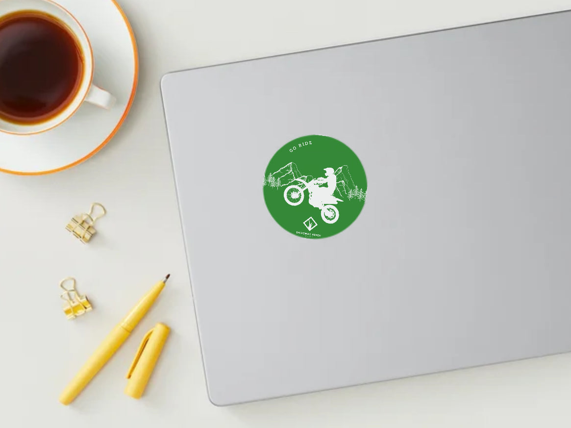 Go Ride Sticker Pack 3”